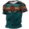 Африканские футболки Дашики в этническом стиле с 3D принтом для мужчин и женщин, винтажная модная футболка большого размера с короткими рукавами, детские футболки, топы, одежда