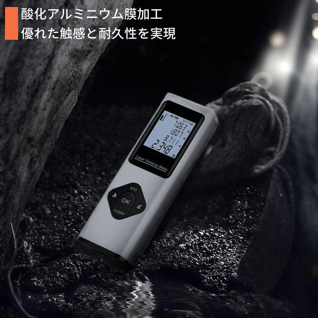 Alps Sanken Лазерный Дальномер Лазерный Двойной Красный PSC До 40 м Измерение Пифагор Непрерывный Простота в Использовании для Дома и Строительных Площадок