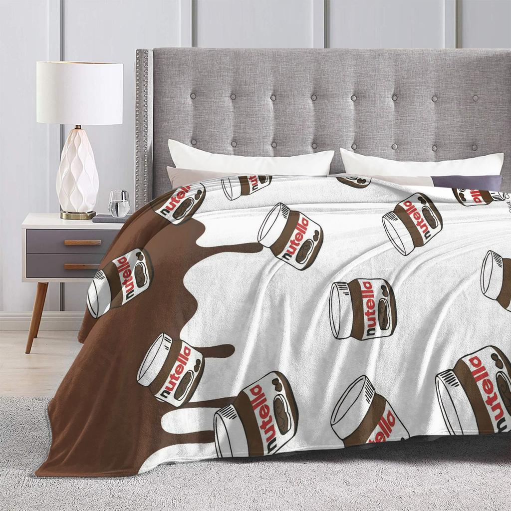 Теплое Мягкое Одеяло Девочки Мальчики Декоративное Мультяшное N-NutellaS-ES Плед Фланелевое Покрывало Для Дивана Кресла Кровати Чехол