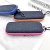 Fashion Denim Fabric Glasses Box Zipper Sunglasses Protection Container Eyeglasses Case Reading Glasses Organizer Carry Bag