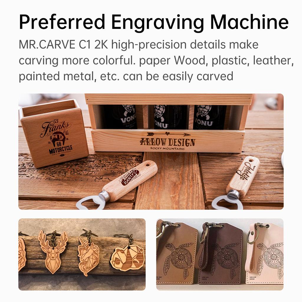 MR.CARVE C1 Laser Engraver 5W Blue Light Laser Cutting and Carving Machine with Auto Focus 0.05