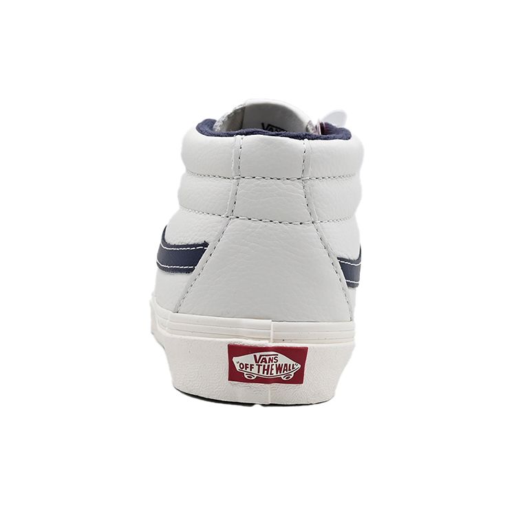 Vans Sk8 Повседневные полувысокие кеды для скейтбординга Унисекс Кроссовки Бело-синие VN0A3MV8FS8