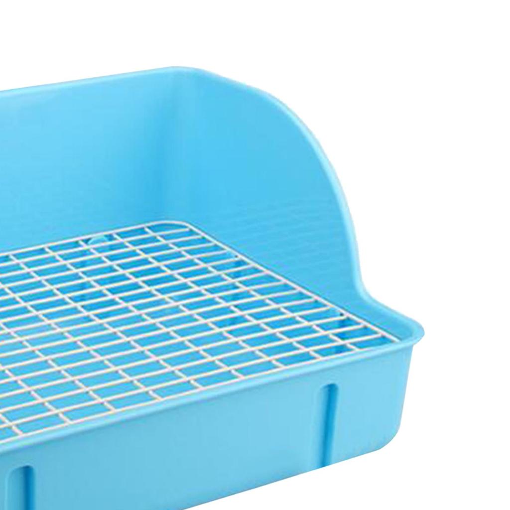 For Cage Corner Litter Pan Anti Splashing Pee Pan Tray Potty Trainer Cage Toilet Bedding Box for Ferrets Rats Guinea Pigs