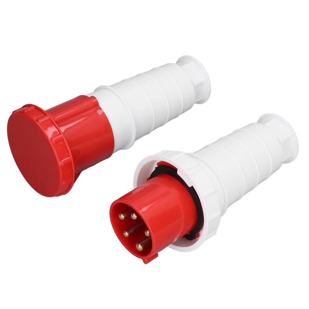 3 Phase 5 Core Waterproof Plug Socket Electric Industrial Aviation Plug Connector 380V415V~ 3P+N+E