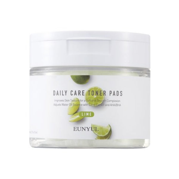 Подушечки с тонером Eunyul Daily Care Lime для жирной кожи 150г 70шт