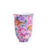 Wind enamel color ceramic master cup single cup women's high-end tea set tea cup personal tea ceremony cup