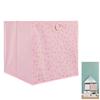 [A1796] - Pink 'Petits Pois' Storage Cube - 30x30