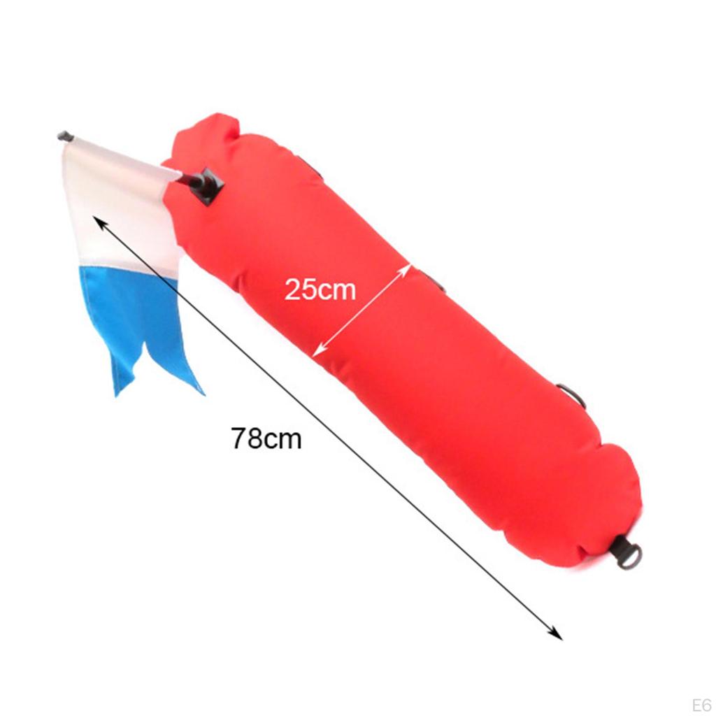 Buoy Float for Scuba Diving, Spearfishing, Snorkeling and Swimming - Dive Flag Rope