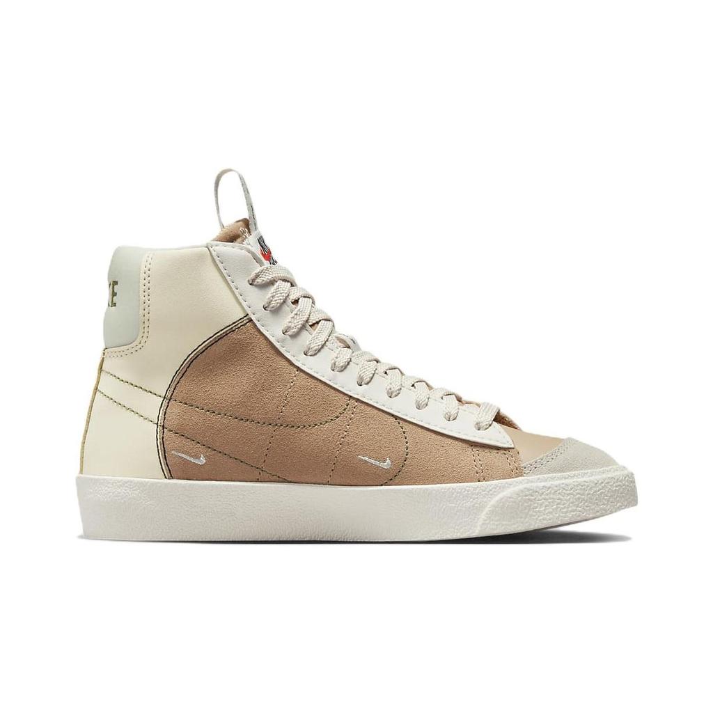 Nike Blazer Mid 77 SE GS Dance - Sanddrift Kids Sneakers Brown Light-Silver Phantom DQ0369-100