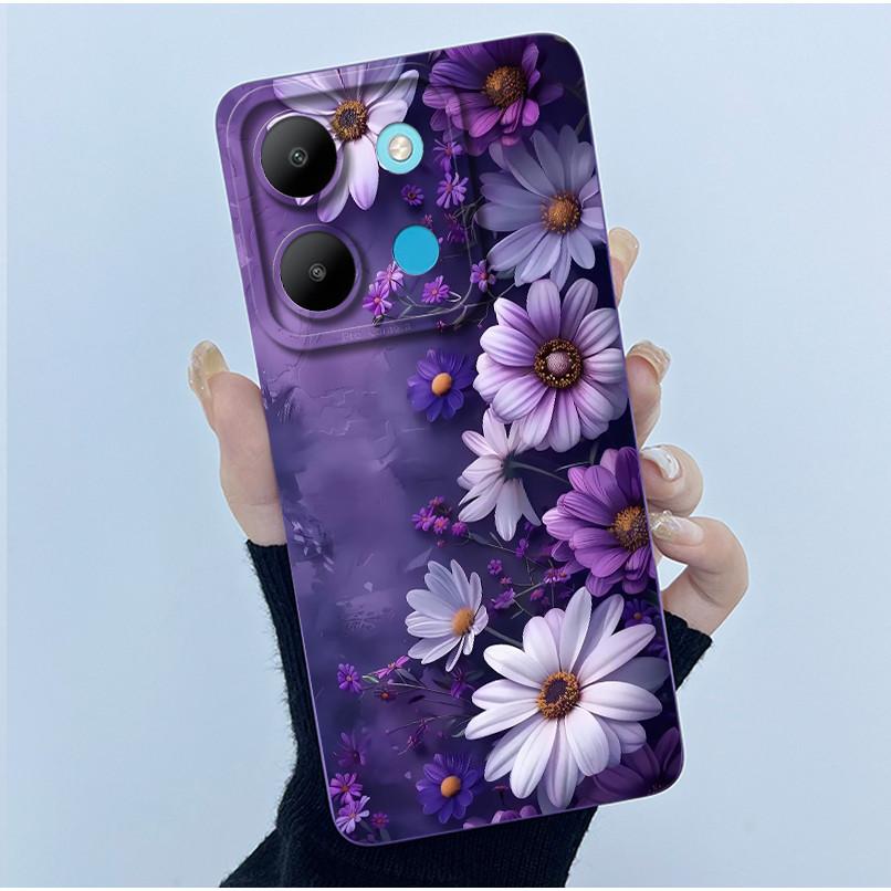 Чехол для Infinix Smart 7 X6515 Smart 7 HD X6516 Модный Простой Чехол Мягкий Силиконовый Чехол для Телефона Для infinix Smart7 Plus Чехлы