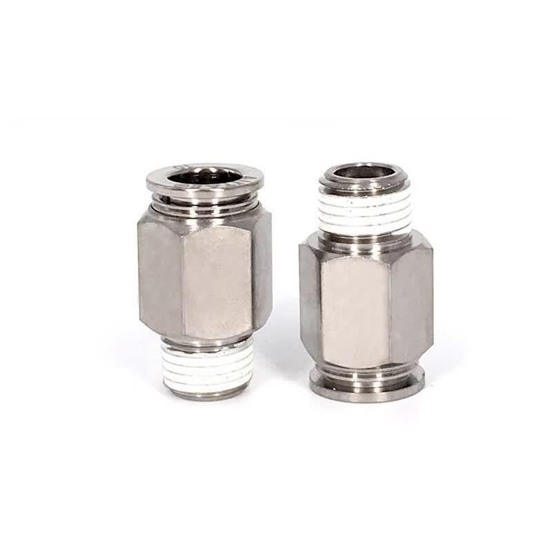 AirTAC BPC601 All-Metal Threaded Straight Tube Connector