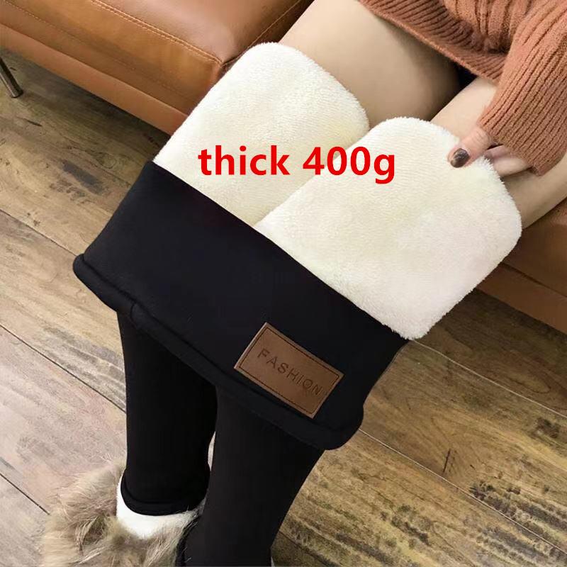 Большие размеры 6XL, очень толстые леггинсы из овечьего бархата, женская осенне-зимняя верхняя одежда с подкладкой из бархата, один большой размер, теплые хлопковые брюки с высокой талией