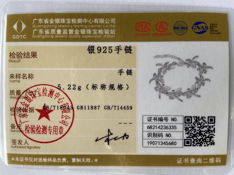 Ювелирные изделия из стерлингового серебра 925 пробы с цепочкой из 8 стрекоз AAA и цирконом