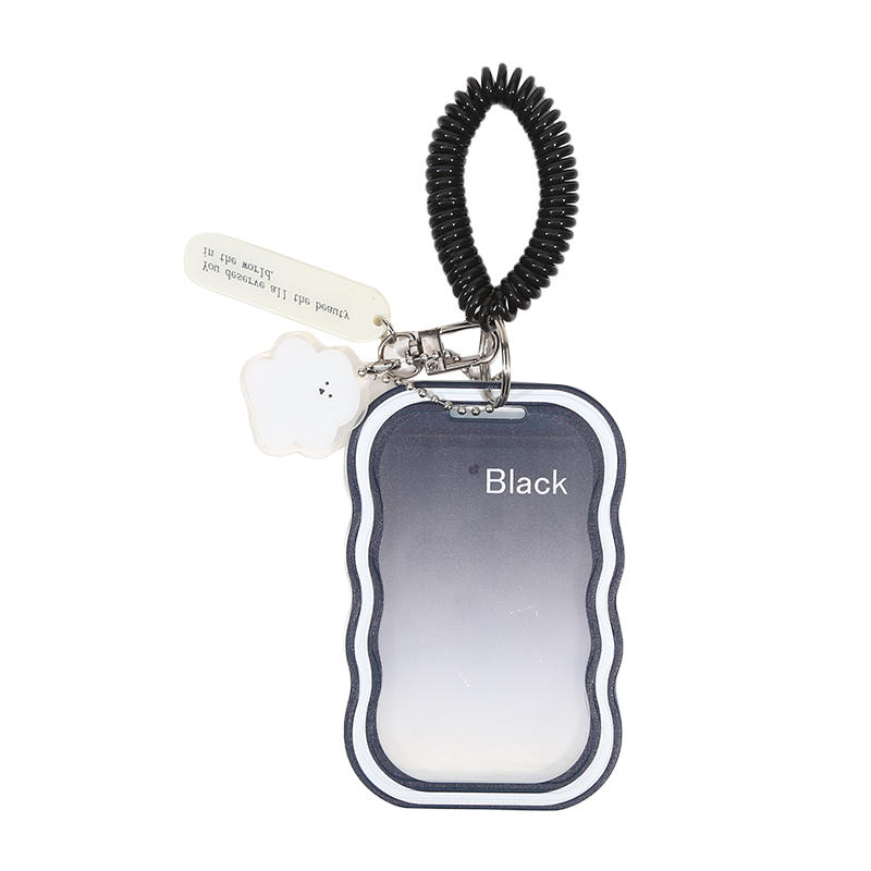 Креативный дизайн Kpop держатель для фотокарточек Прозрачный держатель для карточек Брелок для фото чехлы для автобусных карточек Чехол для студенческих карточек Защитник для фотографий