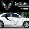 56*50см Цветная Виниловая Наклейка На Боковую Часть Кузова Двери Автомобиля Декоративная Наклейка Универсальная