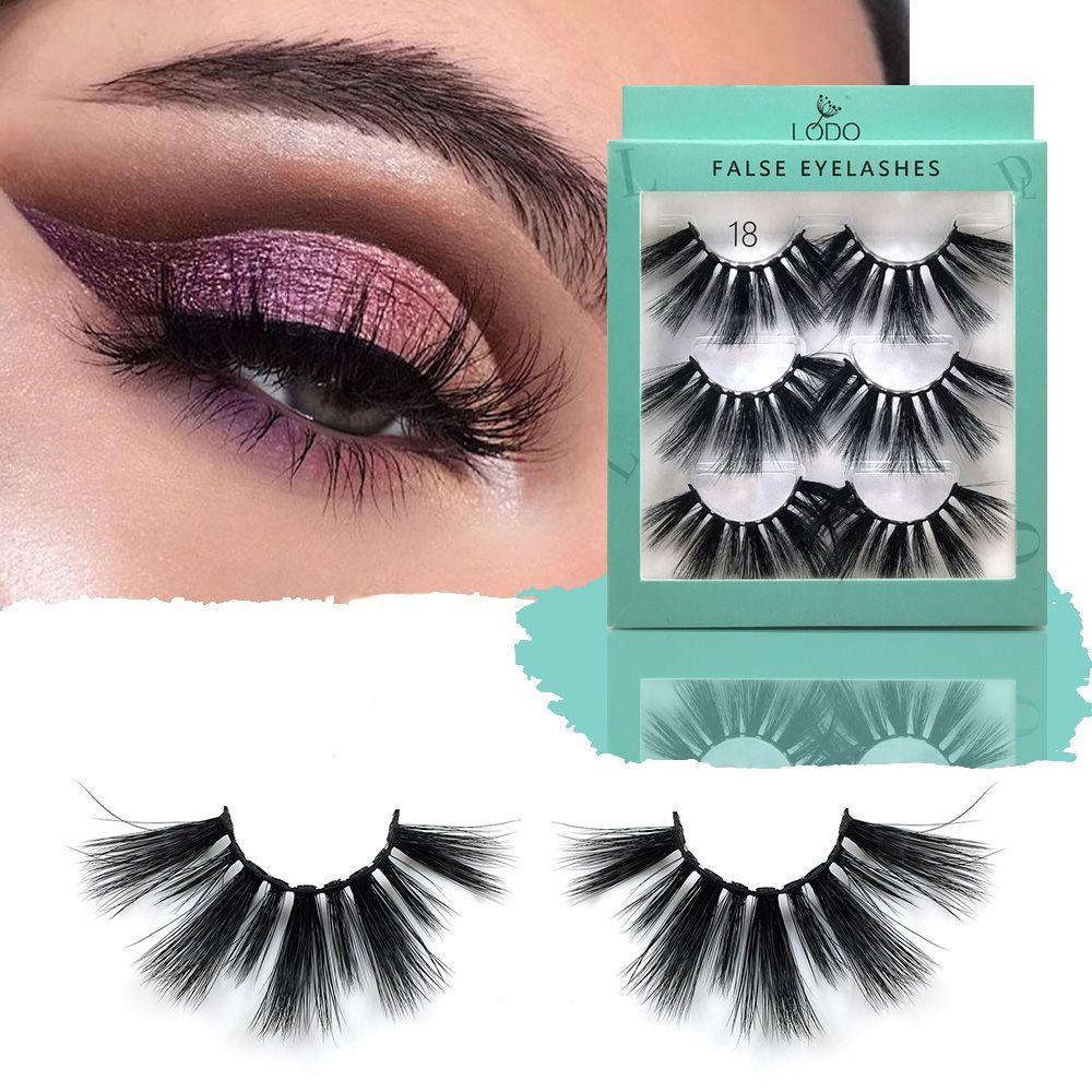 Thick Long Dramatic Handmade 3D Soft Mink Hair Eyelashes Extension 25mm Lashes False Eyelashes