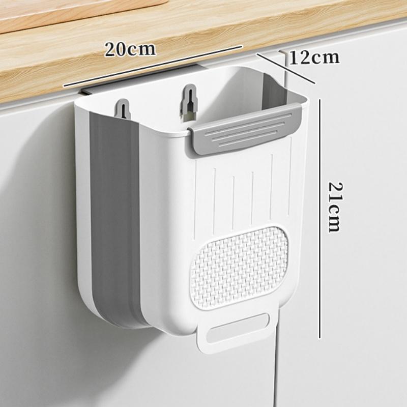 Кухонный настенный складной мусорный бак, бытовой шкаф, подвесная корзина для хранения мусора, креативная подвесная корзина для мусора