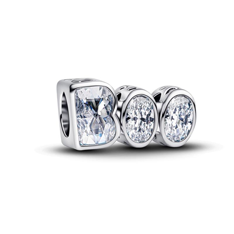 Regal Crown Forever Always Infinity Charm Exquisite Bead European Silver Bracelet DIY Jewelry Women Gift