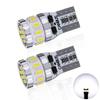 Two T10 White Super with Vehicle Inspection 18 LEDs DC for Lamps of LEDs, Bright, Built-in Canceller, Compliant, (3014 Chips), 12V,