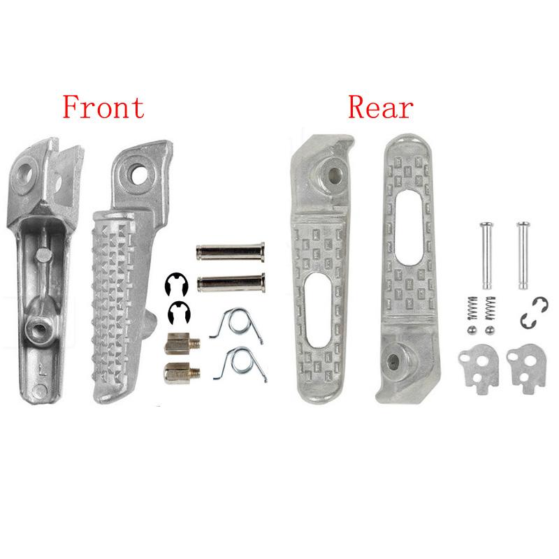 For Honda CBR600RR 2003-2006 CBR1000RR 2004 2005 2006 2007 2008 2009 2010 2011-2014 Motorcycle Front Rear Footrests Foot pegs