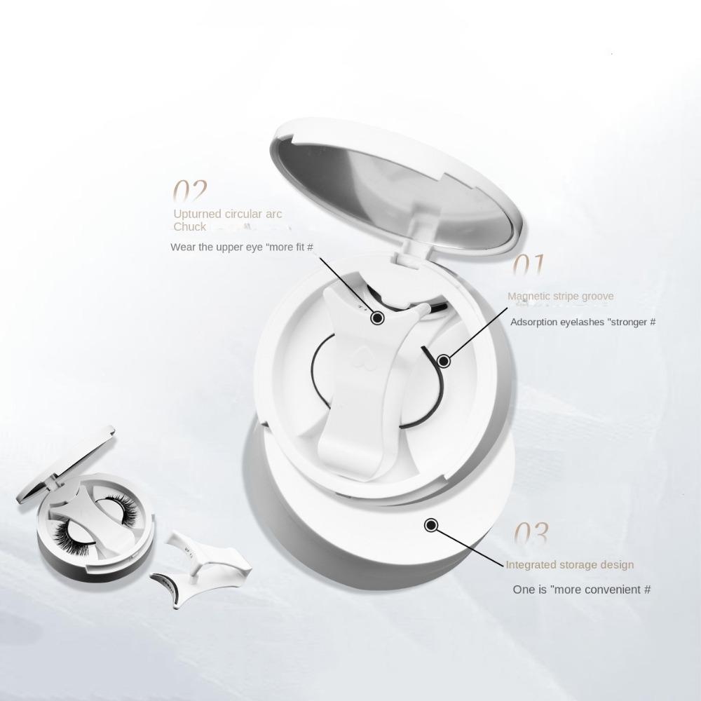 Reusable Magnetic Eyelashes with Clip DIY False Eyelash Clusters  Lady Makeup Tools