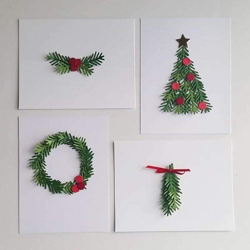 Christmas Tree Metal Die Cutting Dies Scrapbooking Embossing Folder Suit for Cutting Machine Diy Pap
