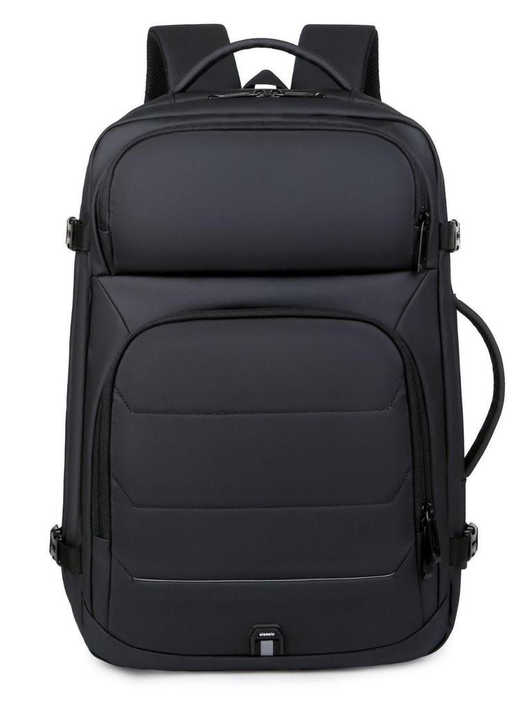 Расширяемый 17-дюймовый дорожный рюкзак: Большая вместимость, Модный, Многофункциональный для бизнеса, повседневной носки и походов