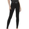 Women's Pants Skinny Fit Zip Fly Black