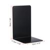 4Pc Acrylic Bookends Stand Bookshelf L-shaped Desk Organizer Desktop Book Holder Plastic Book Ends for Shelves School Stationery