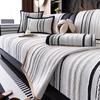 Autumn Home Non-slip Striped Sofa Cushion Couch Sofa Covers Mat Chenille Slipcover Funda Sofa Mat