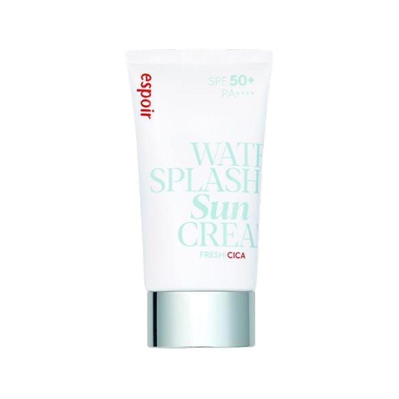 espoir Water Splash Fresh Cica Sunscreen SPF50+ PA++++ Soothing UV Protection 60ml