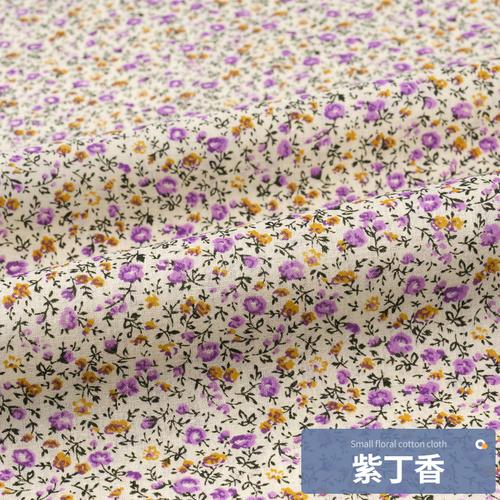160x50см Мелкий цветочный чистый хлопок Ткань Сельская принтованная ткань Ручная работа DIY Детское платье Одежная ткань TJ9872