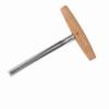 Прочная стальная развертка для отверстий под колки с деревянной ручкой, инструмент лютье для ремонта скрипки 3/4 4/4
