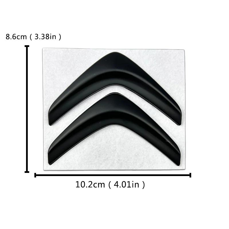 Citroen V Shape Trunk Emblem Car Rear Logo Badge For C3 C4 C5 Cactus Berlingo ABS Car Styling Accessories (8 Colors, 2 Sizes)