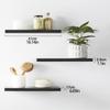 Durable Floating Shelves Wooden Hanging Wall Shelves Hanging Storage Rack  Bedroom Decoration