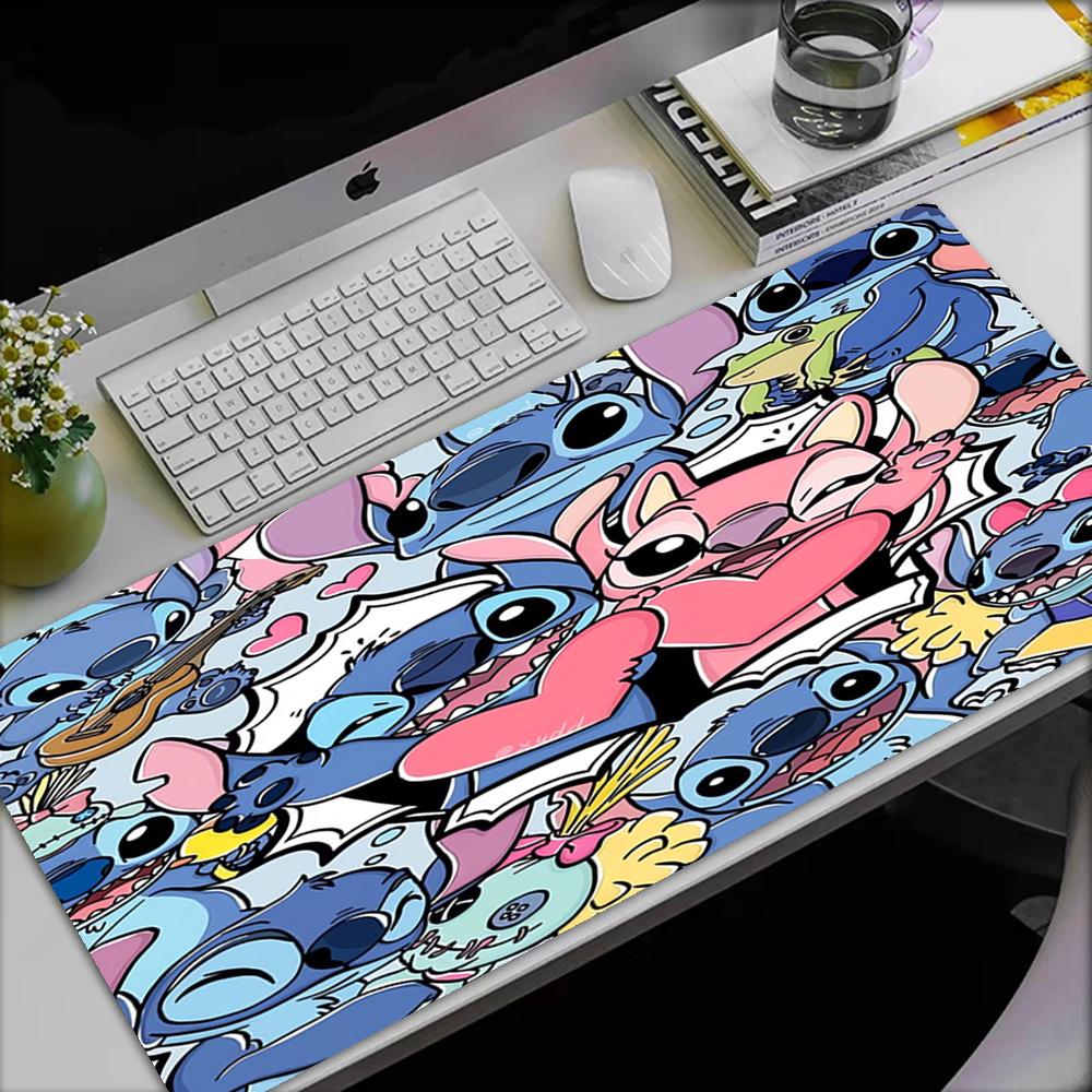 Stitch Theme Mouse Pad, Non Slip Rubber Base, Multifunctional Office & Home Decor, Perfect for Workspace Personalization.