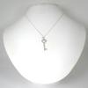 [Pre-owned] TIFFANY 925 Heart Key Pendant/Necklace/j111-89