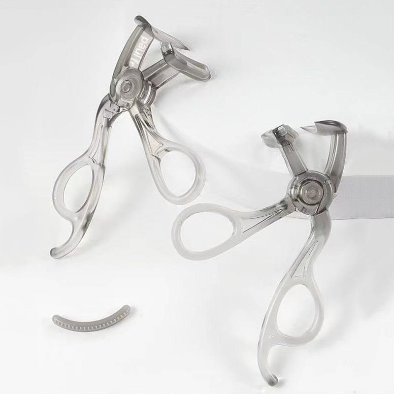 Портативный щипчик для ресниц с широким углом, стойкий керлер для ресниц с безрамковой зубчатой расческой, профессиональный инструмент для завивки, инструмент для макияжа глаз