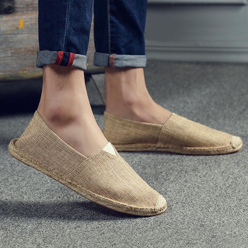 Retro Low-Top Espadrilles: Breathable, Sweat-Absorbing, Classic Loafers (Not Washable)