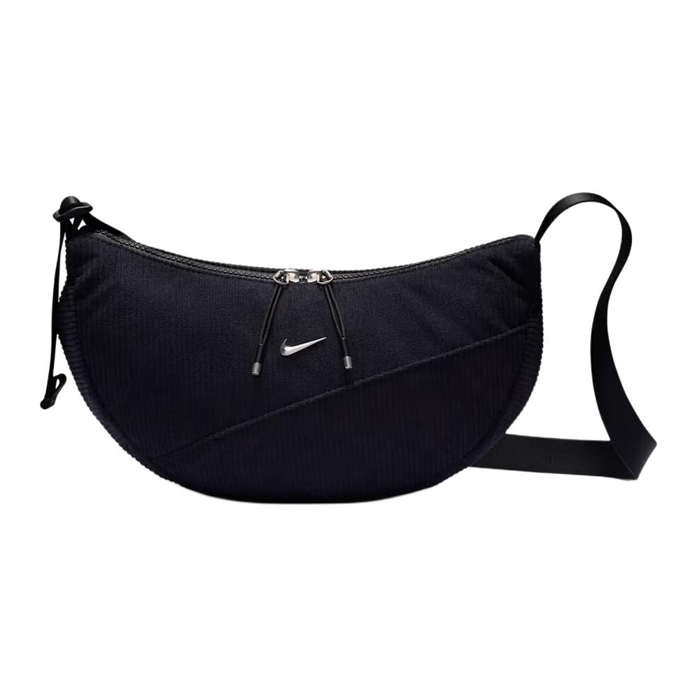 Nike Aura Fabric Shoulder Bag Unisex Black