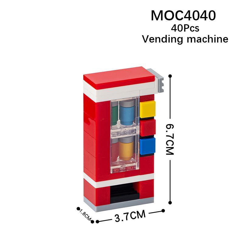 Город Фигурки Мебель Набор Игрушки Модель MOC Кирпичи Детская коляска Стол Диван Кровать Пианино Кухня Ванная Строительные блоки Подарок