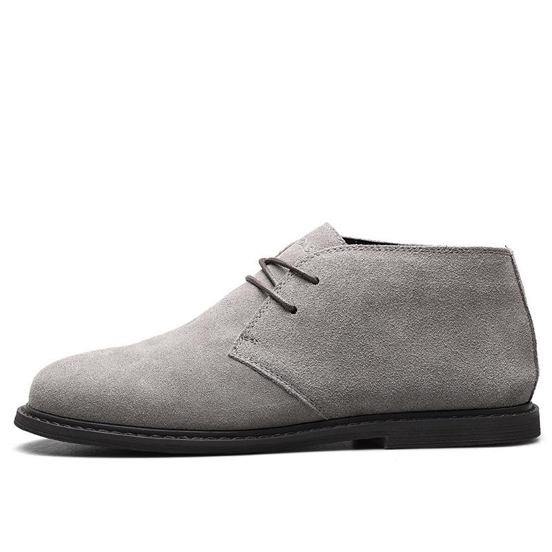 2025 прямая поставка дезерты мужские короткие ботинки нишевые ботинки Мартина мужские ретро рабочие ботинки анти-замшевые повседневные туфли