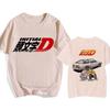 Japanese Anime Initial D EU Size T-Shirt Redsuns Cartoon Gothic Tops AE86 Funny Harajuku Manga Tshirt Men Graphic Tee Shirt Male