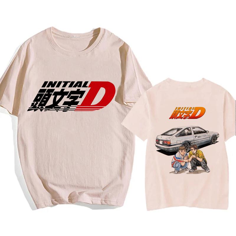 Redsuns Мультяшные Готические Топы Японское Аниме Initial D Европейский Размер Футболка AE86 Забавная Харадзюку Манга Футболка Мужская Графическая Футболка Мужская