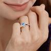 (SILVER925) Twinkle Heart Cubic Ring CR1816