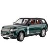 1/24 Land Rover Range Rover Suv Car Model Simulation Sound and Light Pull Back Alloy Car Collection Ornaments Boy Toy Car Gifts