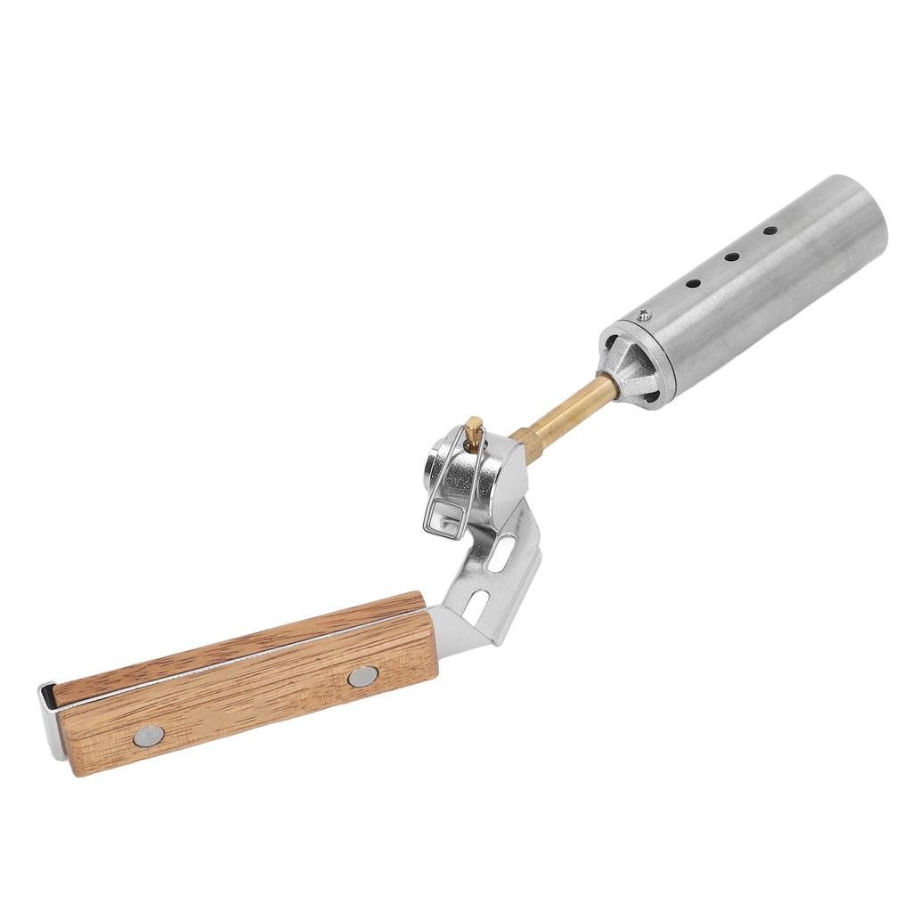 Огнемет Складной Высокой Мощности Уличный Фонарь Портативный Деревянная Ручка Хозяйственный Фонарь для Пикника Готовки