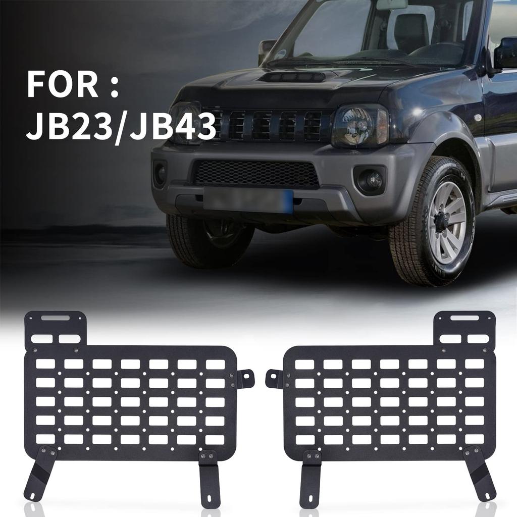 Suzuki Jimny Sierra JB43 Расширение багажного отделения Подвешивание багажа Кастомный интерьер Алюминиевый комплект из 2 штук JB23/Jimny Кронштейн, Стойка, Полка, Хранение, Запчасти,