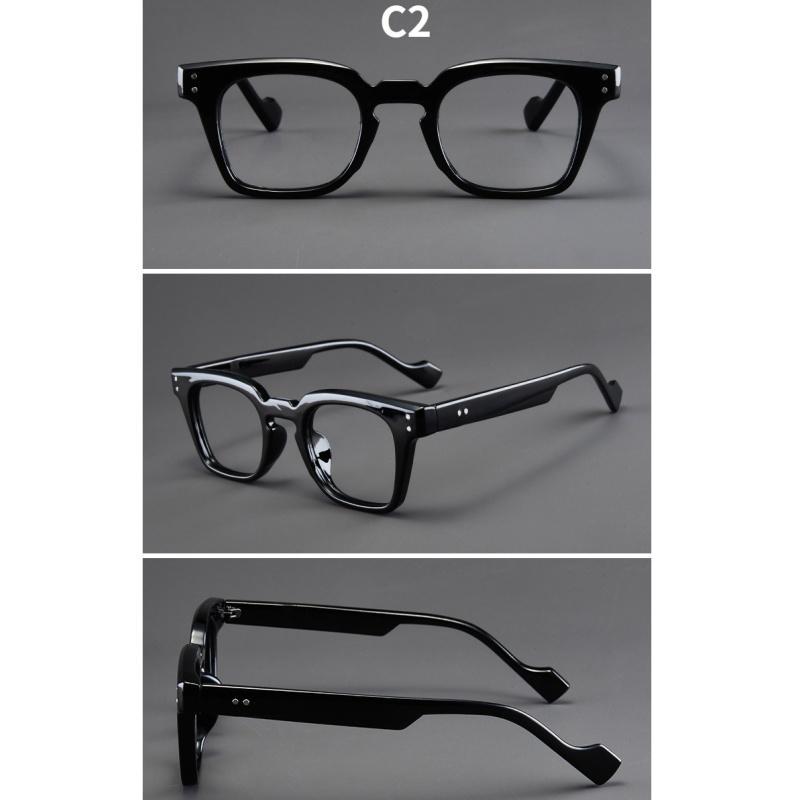 Women's glasses, men's and women's fashion square large-frame glasses