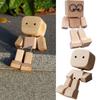 Shaking Feet Wooden Man Figurine Car Interior Small Desktop Ornaments Funny Wood Leg-swinging Figurine Gifts for Home
